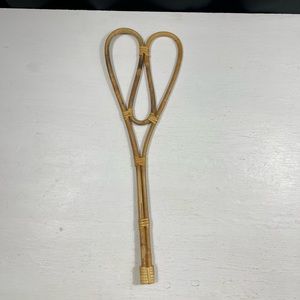 Vintage Ratan Rug Beater